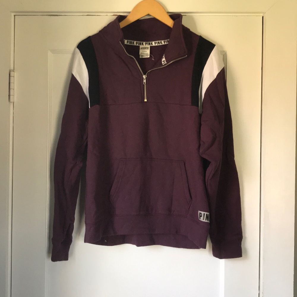 PINK Victoria’s Secret Quarter Zip Sweatshirt